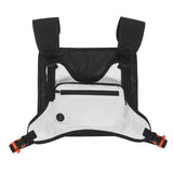 Maxbell Maxbell Sports Running Hunting Adjustable Chest Bag Multifunctional Front Pack White