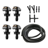Wiper Washer Nozzle Jet Accessory Wear Resistant Replacement for Toyota 4 Nozzles