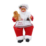 Christmas Chef Ms Claus Figurine Doll Toy for Fireplace Party Supplies Home Style B