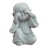 Maxbell 2x Monk Statue Small Buddha Little Monk Car Accessories Ornaments