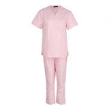 Maxbell Nursing Scrubs Nurses Day Gift Working Uniform Scrub Set for Massaging Nurse L Pink