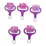 Maxbell 5pcs Town Themed Foam Paint Rollers Painting Tools for Kids DIY Art Craft