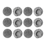 Maxbell 12Pcs Replacement Pads for Window Cleaning Robot Window Cleaner Accessory Fleece Texture