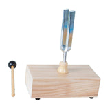 Maxbell Tuning Fork Metal Wood Speaker with Resonance Box for Primary School 440HZ Virbration