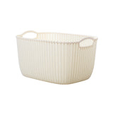 Maxbell 2pcs Storage Basket Hollow Design Bin for Clothes Cosmetics Various Sundries