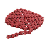 Maxbell 96 Links Bike Single Speed Anti Rust Bicycle Chain 1/2" x 1/8" Red + Purple