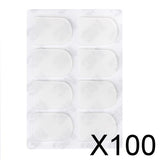 Maxbell 100x8x Clarinet/Soprano Saxophone Sax Mouthpiece Patches Pads Cushions 0.8mm