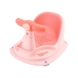 Baby Bath Tub Seat Bathroom Newborn Bath Chair for 2 Month & up Kids Newborn Pink