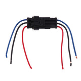 Maxbell 2x3 Pin HID Electrical Wire Connector Plug Male Female Harness Clips