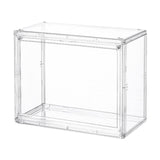 Maxbell Figurine Display Case Portable Figures Storage Box for Tabletop Home Bedroom Style C