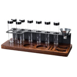 Maxbell Sealed Coffee Bean Cellars with Funnel Space Saving Tools Display Stand Rack