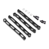 Maxbell 4x Metal Chassis Fixing Rod RC Car Metal Upgrade for 1:12 RC Crawler Car DIY Black