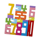 Maxbell Wooden Number Puzzle Block Toys for Party Favors Preschoolers Boys and Girls