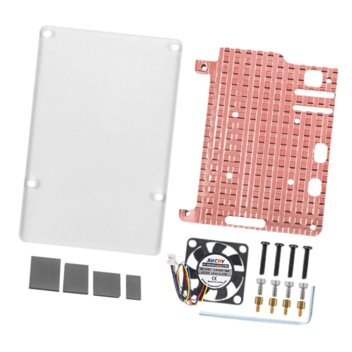 Maxbell Copper Heatsink Metal Thermal Dissipation Cooling for Pi 5B Cooling Laptop PC without Fan