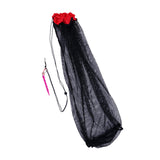 Maxbell Fishing Net Bag Fish Net Bag Portable Width 60cm, Length 150cm Mesh Baits Bag red