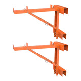 Maxbell 2Pcs Ladder Jack Scaffold Bracket Sturdy Adjustable Height Ladder Stabilizer