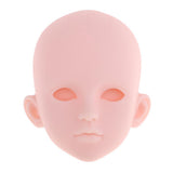 Maxbell 1/4 BJD Girl Doll Nude Body and Head Scuplt Doll DIY Making Accessories