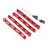 Maxbell 4x Metal Chassis Fixing Rod RC Car Metal Upgrade for 1:12 RC Crawler Car DIY Red