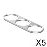 Maxbell 5xPhone Camera Lens Protector Scratch Resistant Protective for S23 Lens Film Argent
