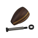 Revolving Knob Handle Rotating Handle for Lathes Drillpress Milling Machinery dark brown