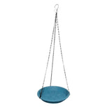 Maxbell Hanging Bird Feeder Sturdy Birds Water Station for Bird Watcher Outside Lawn Deep Blue
