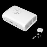 Maxbell MagiDeal Enclosure Case Box Support Fan for Raspberry Pi B+/ Pi 2 White