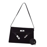Maxbell Women Shoulder Bag Lightweight Pouch Crossbody Bag for Street Vacation Party Black