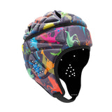 Maxbell Rugby Helmet Protection Soft Rugby Protective Cap for Training Soccer Sports Colorful