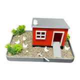 Maxbell Miniature Chicken Garden DIY Chicken Themed Sand DIY Set for Chicken Him Her