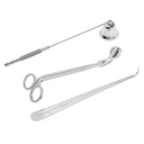 Maxbell Silver Tool Candle Accessory Set,Candle Wick Snuffer/Wick Trimmer/Wick Dipper,3 in 1 Candle Tool Kit, Gift Pack, Great for Candles Making - Aladdin Shoppers