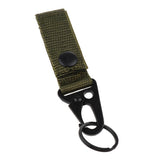 Maxbell 2pcs Tactical Molle Hanging Belt Carabiner Clip Hook Webbing Buckle Strap