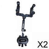 Maxbell 2xGeneric Rear Viewing Mirror Car Phone Mount 360 Degree Rotation