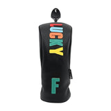 Maxbell Golf Club Head Cover Easy to Use Golf Wood Headcover for Golf Courses Adults Black FW 26cmx11cm