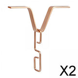 Maxbell 2xRain Chain Gutters Adapter Clip Outside Hardware Rustproof Iron Connector