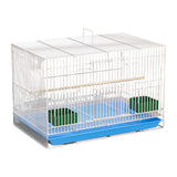 Maxbell Travel Birds Cage Portable with Handle Parrot Cage for Finches Home Lovebirds White