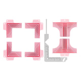Corner Guides Sturdy for Building Architectural Model Gift Boxes Book Covers Pink