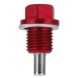 Maxbell 4xM14X1.5 Anodized Magnetic Engine Oil Pan/Transmission Drain Plug Red