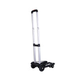 Maxbell Portable Folding Hand Cart with 4 Wheels Hand Truck for Home Travel Shopping Aluminum rod