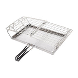 Maxbell Camp Toaster Tray Rack Roast Bread Rack for Campfires Tortilla Sausage