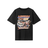 Maxbell Maxbell T Shirt for Women Summer Streetwear Crew Neck Shirt for Vacation Street Trip XL