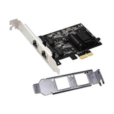 Maxbell Dual-port PCIe Gigabit Network Card 1000M for Freebsd Windows Window Server 2.5G