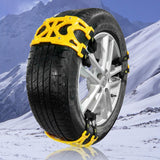 6 Pack Snow Tire Chains for Most Cars Anti-slip Chains Emergency All Season SUV Tire Cables Tire Width: 165-285mm/6-11 Inch - Aladdin Shoppers