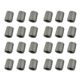 Maxbell 2x24 Pieces Wheel Tire Valve Stem Caps for TPMS Standard Valve Grey