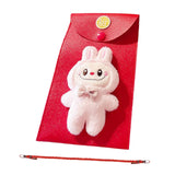 Maxbell Chinese New Year Red Envelope Crossbody Bag Blessing Gift Lucky Money Pocket pink doll