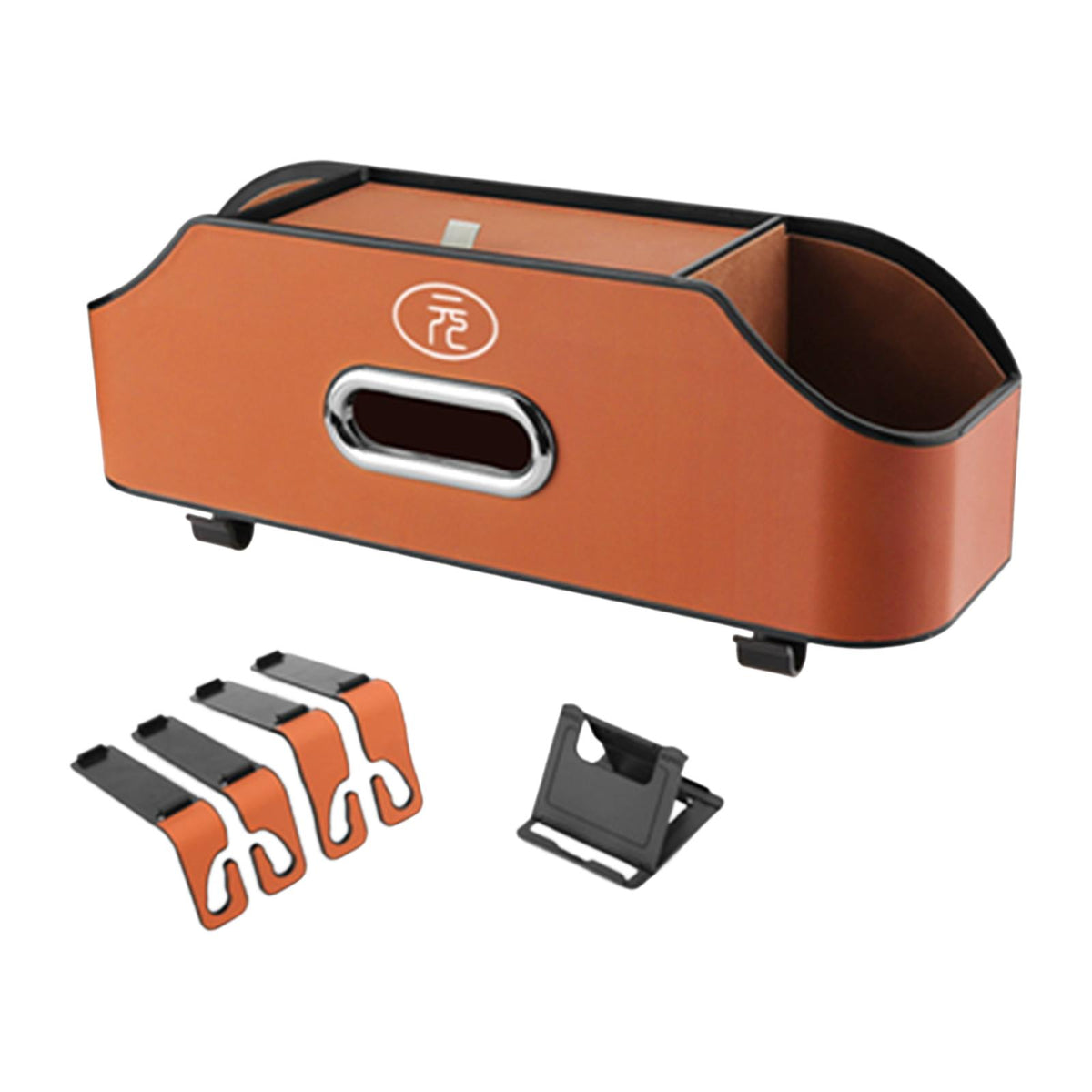 Maxbell Seat Back Storage Box Waterproof Car Seat Back Organizer for Byd Atto 3 Brown
