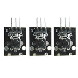 Maxbell 3Pcs KY-004 Tactile Switch 3 Pins Breakout Board Module Sensor for Arduino - Aladdin Shoppers