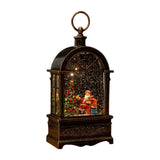 Maxbell Christmas Music Box Lantern Light Lighted Christmas for Party Desktop Indoor B
