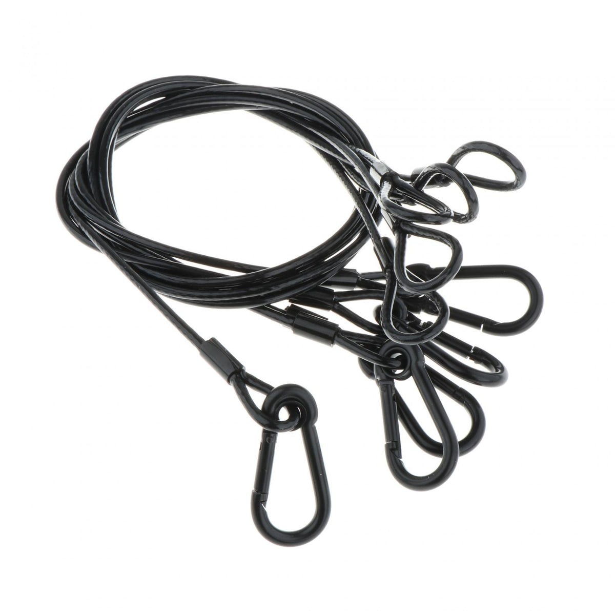 Maxbell Stage Light Cables Security Rope for Party Light for Moving Head Light Event Black 33in 5pc