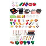Maxbell Kitchen Toys Accessories Food Pretend Cooking Playset for Kids Birthday Gift