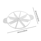 Maxbell Cake Slicer for Even Slices Cake Portion Marker for Pastry Baking Restaurant 8 Slices Clear